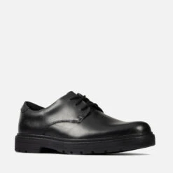 Clarks Youth Loxham Leather Derby Shoes -Vans || Clarks || Ugg Sales 13859722 1064985799506175