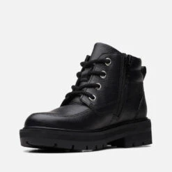 Clarks Kids' Prague Zip Leather Boots -Vans || Clarks || Ugg Sales 13859733 5254985800001982