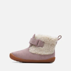 Clarks Toddlers Roamer Moon Suede And Faux Fur Boots -Vans || Clarks || Ugg Sales 13860085 1674986072671241