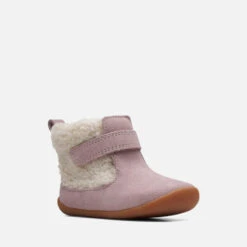 Clarks Toddlers Roamer Moon Suede And Faux Fur Boots -Vans || Clarks || Ugg Sales 13860085 1864986072887094