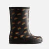 Hunter Classic Rainbow-Print Rubber Wellington Boots