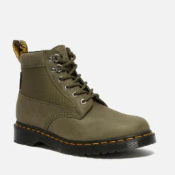 Dr. Martens 101 Streeter Leather And Mesh Boots