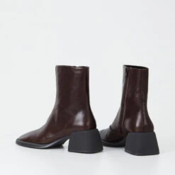 Vagabond Ansie Flared Heel Leather Ankle Boots -Vans || Clarks || Ugg Sales 13891193 1804998614980809