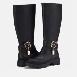 Coach James Leather Knee-High Boots -Vans || Clarks || Ugg Sales 13891920 1194997014456293
