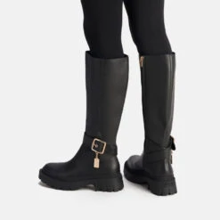 Coach James Leather Knee-High Boots -Vans || Clarks || Ugg Sales 13891920 3574997013366999