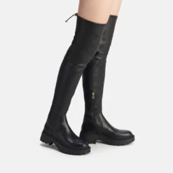 Coach Jolie Leather Thigh-High Boots -Vans || Clarks || Ugg Sales 13891934 5474997013439158