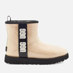 UGG Classic Clear Mini Waterproof Perspex And Faux Shearling Boots