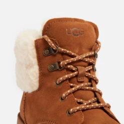 UGG Romely Heritage Shearling-Trimmed Suede Ankle Boots -Vans || Clarks || Ugg Sales 13897463 4924995473498820