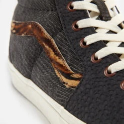 Vans Subtle Safari Sk8 Denim Hi-Top Trainers -Vans || Clarks || Ugg Sales 13906345 1745014909232592