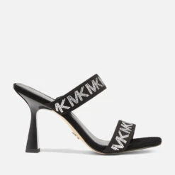 MICHAEL Michael Kors Women's Clara Faux Suede Heeled Mules