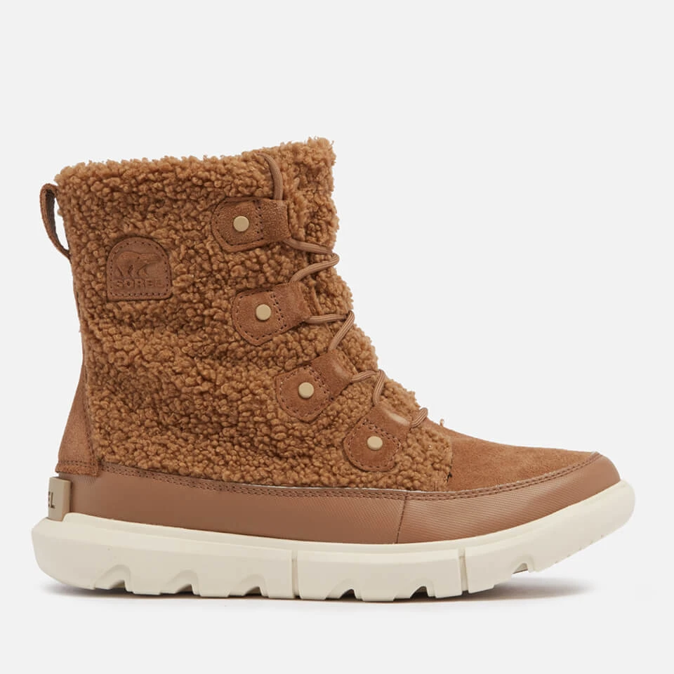 Sorel Explorer II Joan Faux Shearling And Leather Boots 3 Sorel Explorer II Joan Faux Shearling And Leather Boots