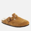 Birkenstock Boston Shearling-Lined Suede Mules