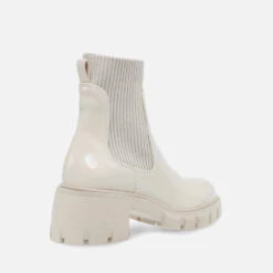 Steve Madden Hutch Patent-Leather Heeled Chelsea Boots -Vans || Clarks || Ugg Sales 13940818 6374991578954806