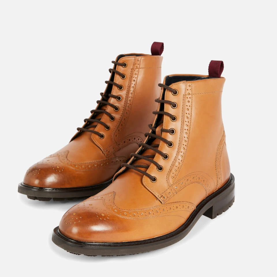 Ted Baker Wadelan Leather Brogue Boots 5 Ted Baker Wadelan Leather Brogue Boots - Image 3