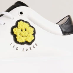 Ted Baker Maymay Magnolia Flower Flatform Leather Trainers -Vans || Clarks || Ugg Sales 13976585 1535029944885381