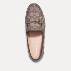 Coach Women's Hanna Jacquard Gold-Tone Chain Leather Loafers 8 Coach Women's Hanna Jacquard Gold-Tone Chain Leather Loafers -Vans || Clarks || Ugg Sales 13993791 5205036668482153