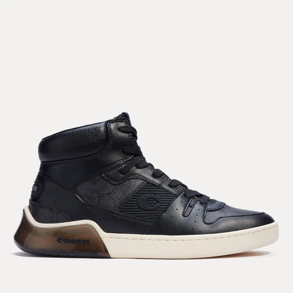 Coach Men's Citysole Leather Hi-Top Trainers 3 Coach Men's Citysole Leather Hi-Top Trainers
