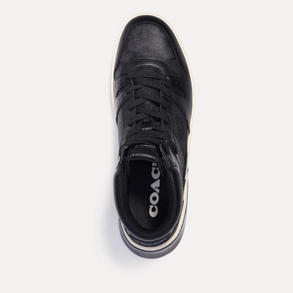 Coach Men's Citysole Leather Hi-Top Trainers 5 Coach Men's Citysole Leather Hi-Top Trainers - Image 3