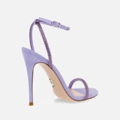 Steve Madden Breslin Rhinestone Suede Heeled Sandals -Vans || Clarks || Ugg Sales 13994469 4555026067610612