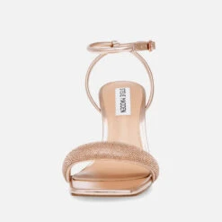 Steve Madden Rhinestone-Embellished Faux Leather Heeled Sandals -Vans || Clarks || Ugg Sales 13994497 5915026047260934