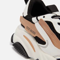 Steve Madden Possession Chunky Faux Leather-Blend Trainers -Vans || Clarks || Ugg Sales 13994532 1595048013676971