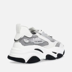 Steve Madden Possession Faux Leather And Mesh Trainers -Vans || Clarks || Ugg Sales 13994539 1255026068468276