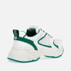 Steve Madden Women's Standout Faux Leather And Mesh Trainers -Vans || Clarks || Ugg Sales 13994560 8145026066765605