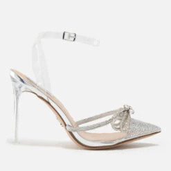 Steve Madden Valance Bow Rhinestone Heeled Sandals
