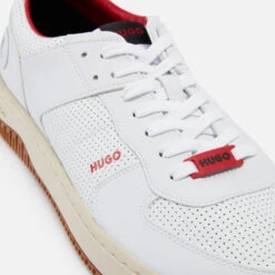 HUGO Men's Kilian Leather Trainers -Vans || Clarks || Ugg Sales 14009245 5205026043096301