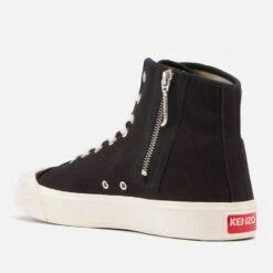 KENZO School Logo-Embroidered Canvas High-Top Trainers -Vans || Clarks || Ugg Sales 14013281 1115026053522846