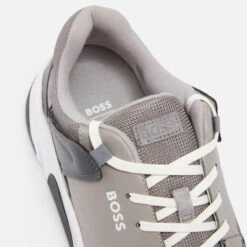 BOSS Men's Asher Suede, Leather And Mesh Trainers -Vans || Clarks || Ugg Sales 14017916 2145026042496784