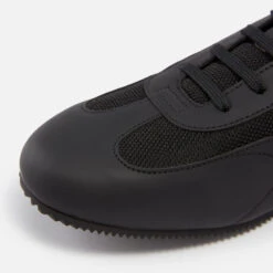 BOSS Rusham Faux Leather And Mesh Trainers -Vans || Clarks || Ugg Sales 14017952 1465026042543506