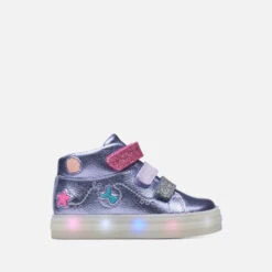 Clarks Toddlers' First Flare Sea Flashing Light Up Boots - Purple