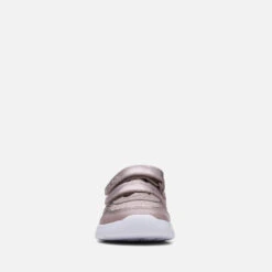 Clarks Kids' Athletic Sonar Leather Trainers - Pink Sparkle -Vans || Clarks || Ugg Sales 14193033 1655031185089674