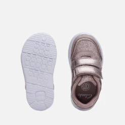 Clarks Toddlers' Athletic Sonar Leather Trainers - Pink Sparkle -Vans || Clarks || Ugg Sales 14193038 6035031185716308