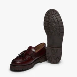 G.H. Bass & Co. Men's Layton II '90s Leather Kiltie Loafers -Vans || Clarks || Ugg Sales 14197078 8345020094403135