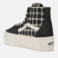 Vans Mix Sk8-Hi Tapered Stackform Embroidered Denim Trainers -Vans || Clarks || Ugg Sales 14197733 1025026056369492