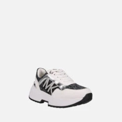 Michael Kors Kids' Cosmo Maddy Faux Leather Trainers