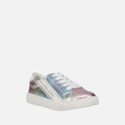 Michael Kors Kids' Jem Slade Faux Leather Trainers