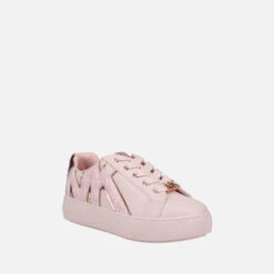 Michael Kors Kids' Jordana Airin Faux Leather Trainers