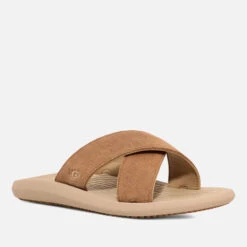 UGG Men's Brookside II Suede Sandals -Vans || Clarks || Ugg Sales 14203693 1015054480772777