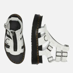 Dr. Martens Women's Orson Leather Gladiator Sandals -Vans || Clarks || Ugg Sales 14215846 1445023651421508