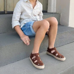 EMU Australia Cove Espadrille Sandals - Walnut -Vans || Clarks || Ugg Sales 14221677 2065047236381177