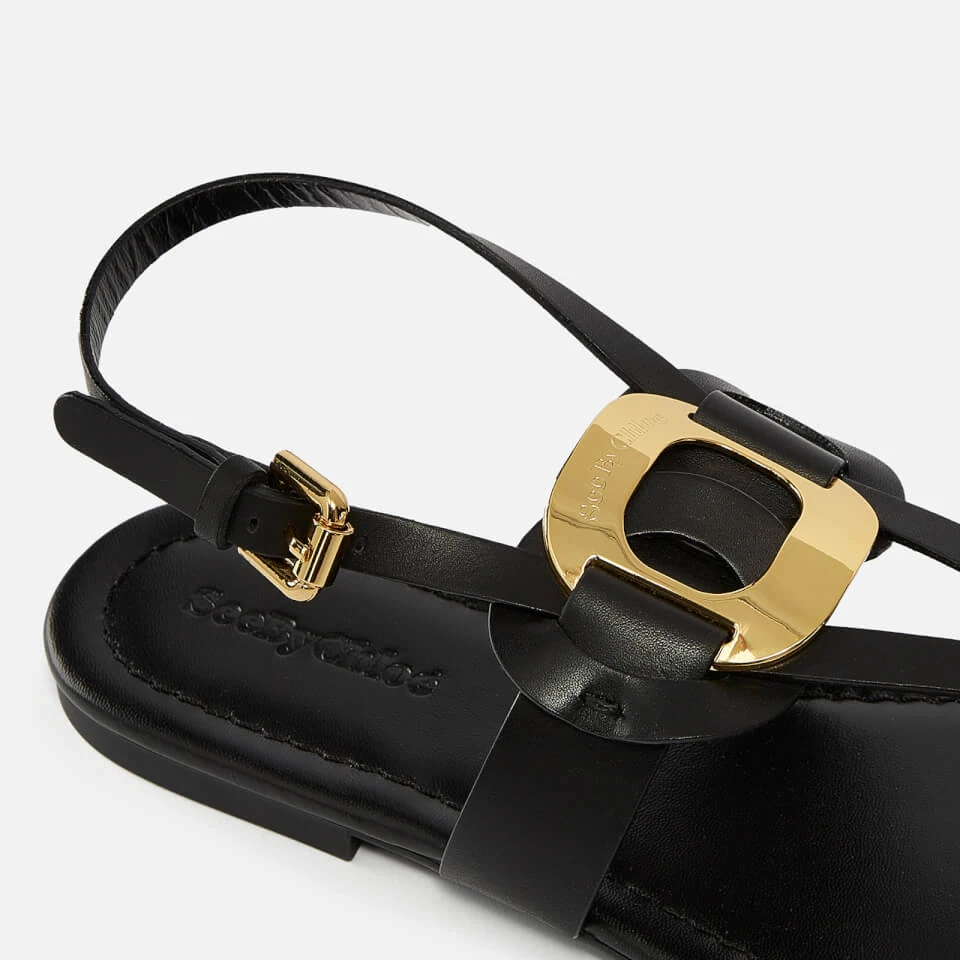 See By Chloé Women's Chany Leather Sandals 6 See By Chloé Women's Chany Leather Sandals - Image 4