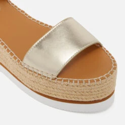 See By Chloé Women's Glyn Leather Espadrille Flatform Sandals -Vans || Clarks || Ugg Sales 14226703 8855039049732759