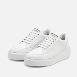 Valentino Women's Baraga Summer Embossed Leather Flatform Trainers -Vans || Clarks || Ugg Sales 14226907 1405033574916065