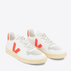Veja Women’s V-10 Faux Leather And Suede Trainers -Vans || Clarks || Ugg Sales 14232210 5975029386333501