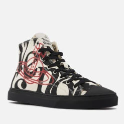 Vivienne Westwood Men's Canvas Hi-Top Trainers -Vans || Clarks || Ugg Sales 14232825 1535035383713919