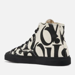 Vivienne Westwood Men's Canvas Hi-Top Trainers -Vans || Clarks || Ugg Sales 14232825 9815035383782457