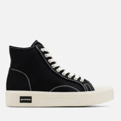 Good News Juice Hi-Top Cotton-Canvas Trainers